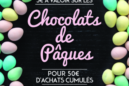 Carte Privilège Offre Chocolats de Pâques