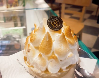 Omelette norvégienne individuelle, un des desserts glacés de la Maison BETTANT à Villeurbanne
