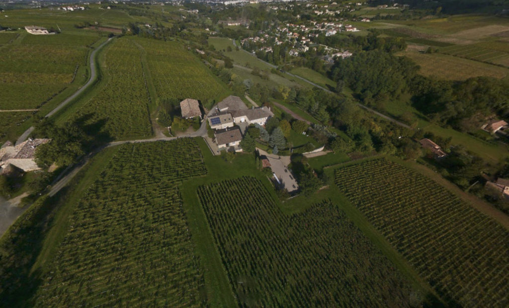 Vue aérienne du Domaine Albert