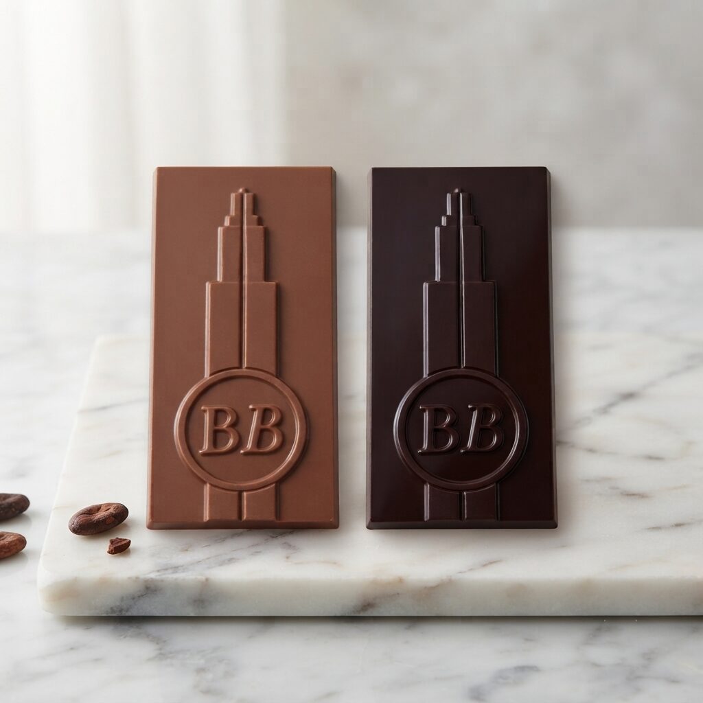 Tablette de chocolat artisanale noir ou lait, Maison Bettant Villeurbanne