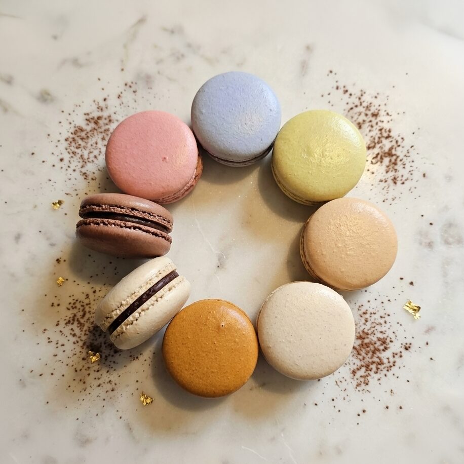 Boîte de macarons 1 macarons assortiment