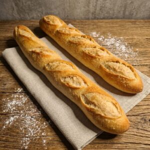 Baguette artisanale farine de froment, croûte dorée – Boulangerie Maison Bettant Villeurbanne