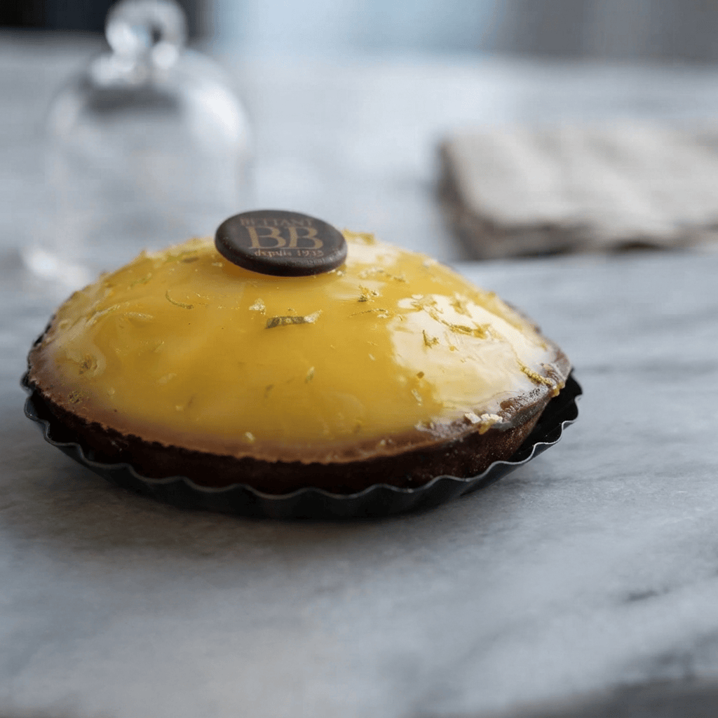 Tarte citron individuelle 1 Tarte citron individuelle, frangipane et crème citron, Maison Bettant Villeurbanne