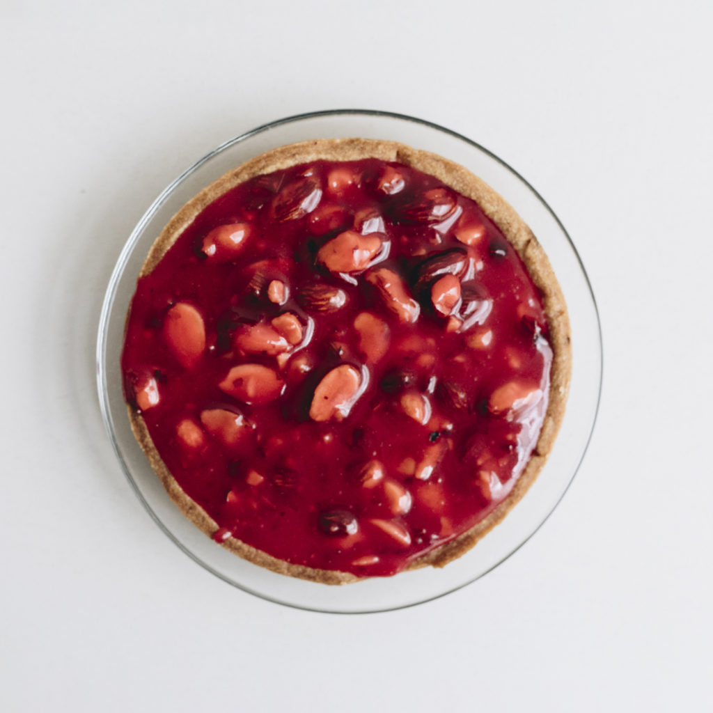 Tarte praline individuelle, pralines de Saint-Genix, Maison Bettant Villeurbanne