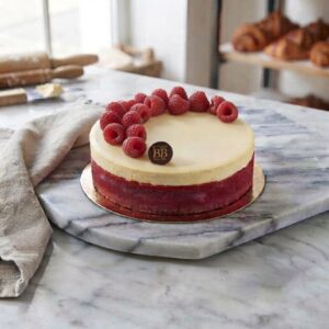 Framboisier — entremet génoise et framboises fraîches, Maison Bettant Villeurbanne