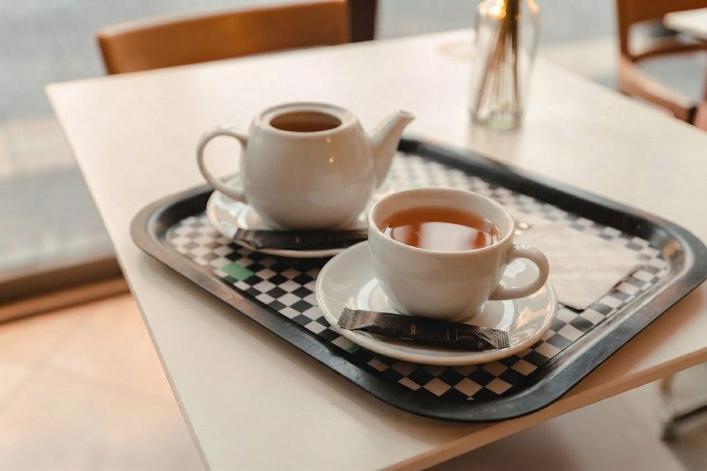 Petit-déjeuner et café à Villeurbanne : le salon de thé du Gratte-Ciel où la viennoiserie fait la différence 4 the et theiere au Passage Gourmand des Gratte Ciel salon de the Bettant Villeurbanne